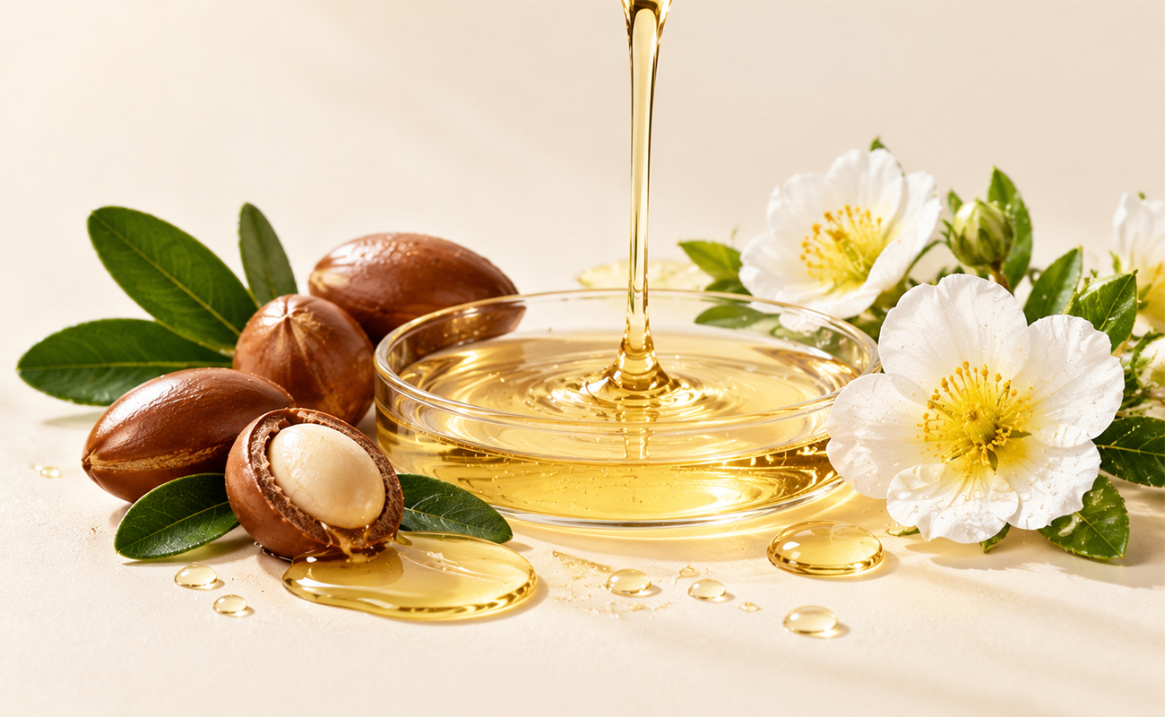 Hydrating Daily Shampoo formula ingredients with argan oil and meadowfoam seed oil