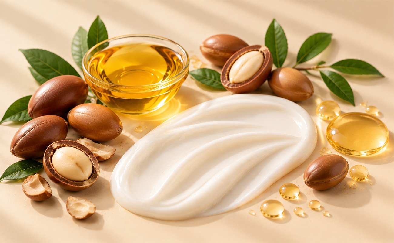 Moroccan Argan Oil Conditioner formula ingredients with argan oil and conditioning ingredients